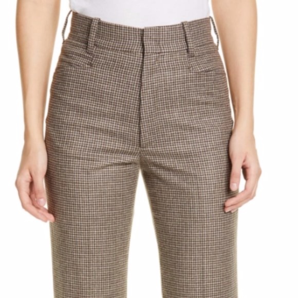 Re/Done Wool Blend Herringbone Trouser Pants Size 29 - Picture 3 of 16